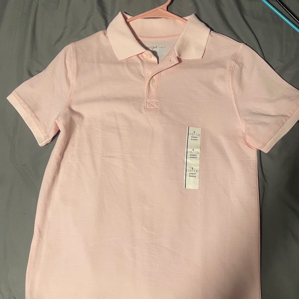 Kids Pink Polo Shirt